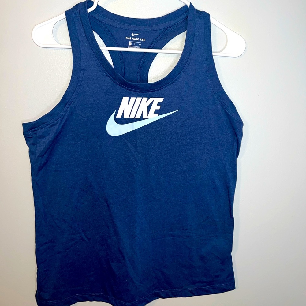 Nike - Blue Racerback Tank - Size Small